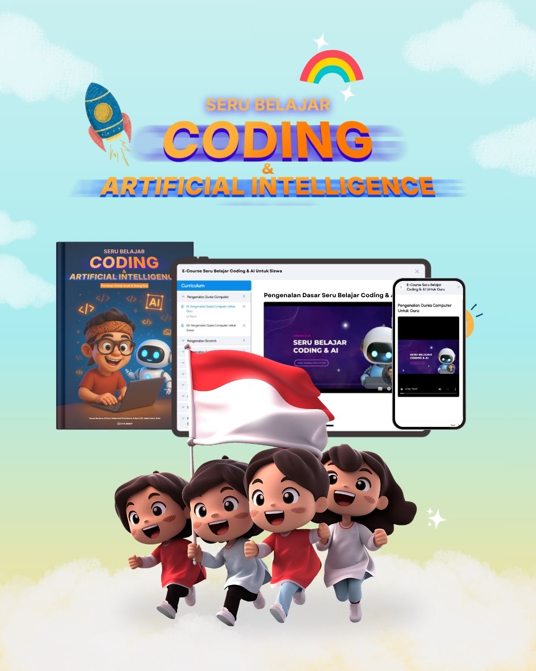 Buku Seru Belajar Coding + E-Course Life Time