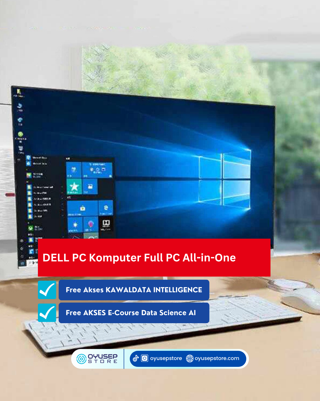 DELL PC Komputer Full PC All-in-One