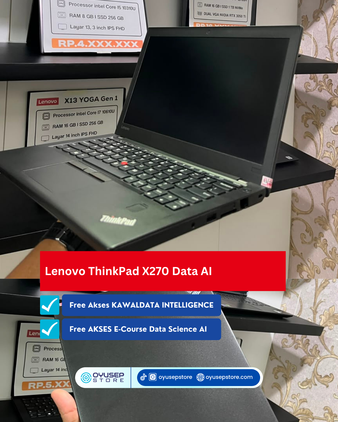 Lenovo ThinkPad X270 Data AI