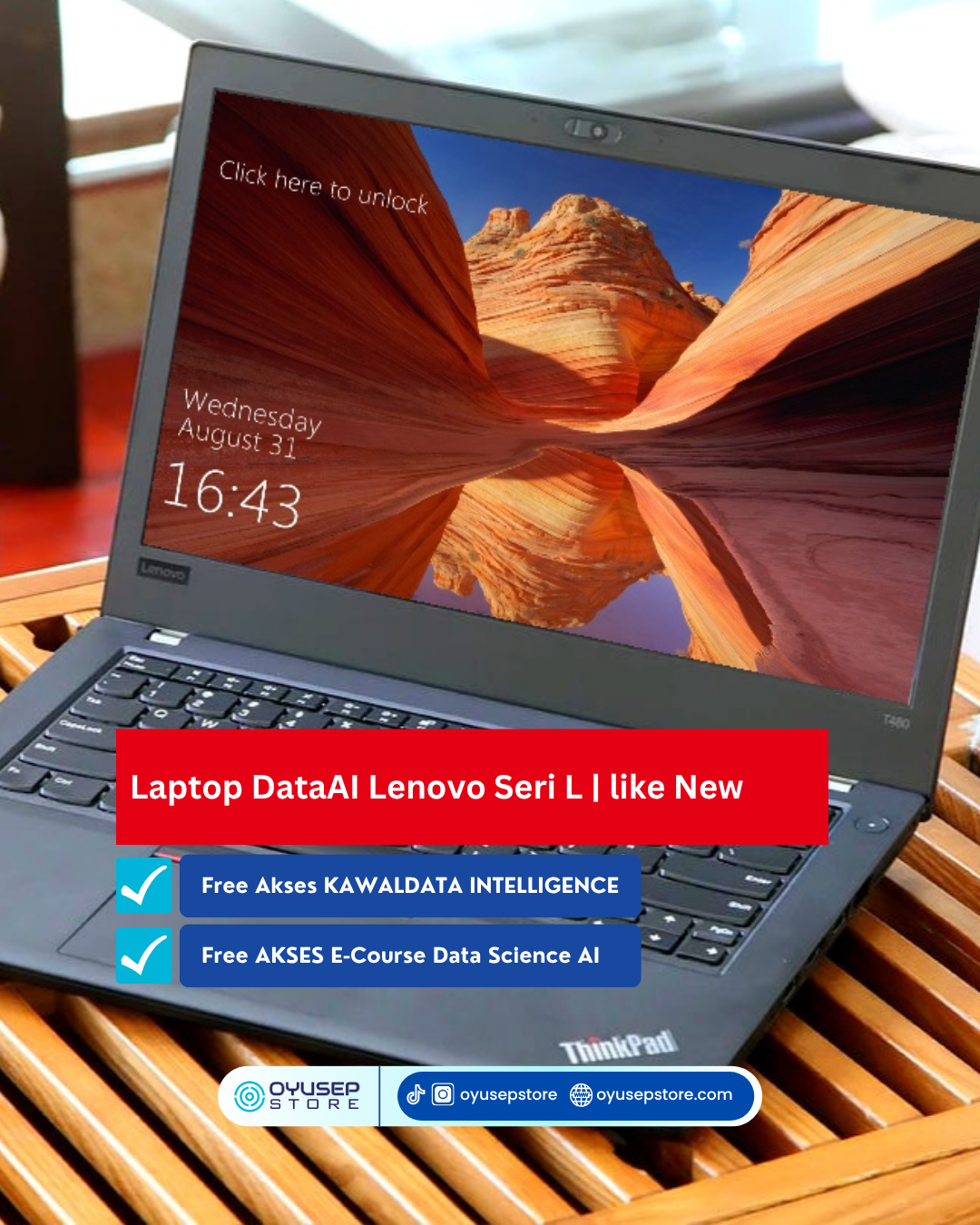 Laptop DataAI Lenovo Seri L | Like New