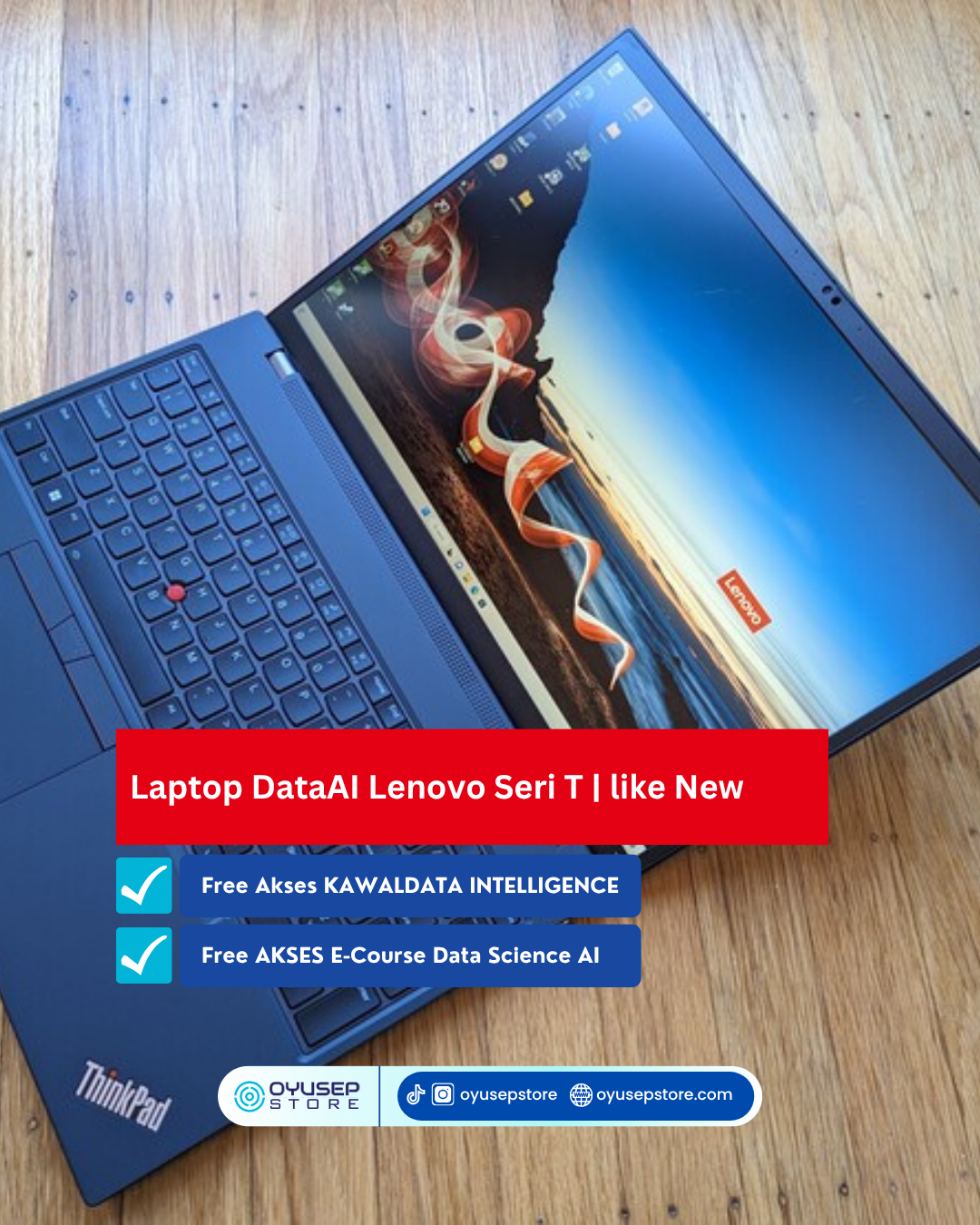 Laptop DataAI Lenovo Seri T | Like New