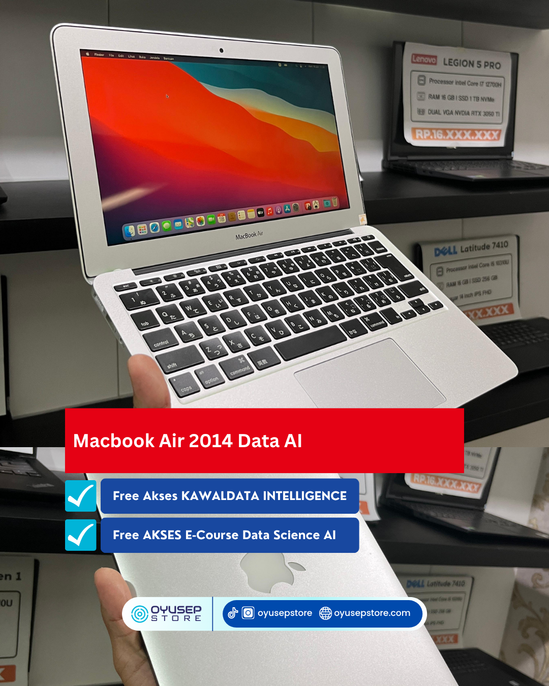 Macbook Air 2014 Data AI